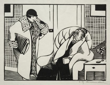 Grand’mère, it était passioment aujourd’hui le cours sur Malthus by Hermann Paul