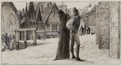 Gringoire a plusieurs bonnes idées de suite rue des Bernardins by Luc-Olivier Merson