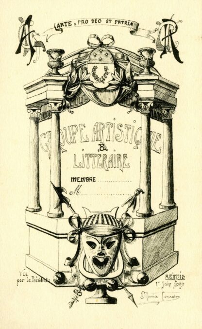 Groupe artistique & littéraire by Maurice Lourain