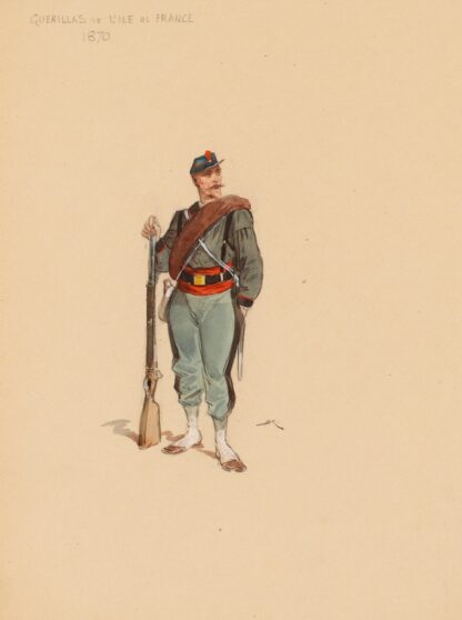 Guerillas de l’Île de France, 1870 by Draner