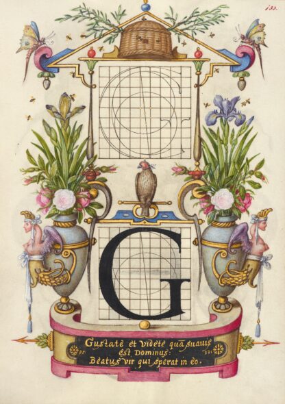 Guide for Constructing the Letter G by Joris Hoefnagel