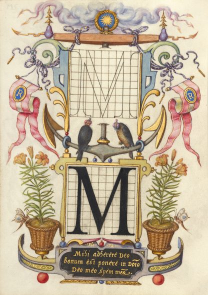 Guide for Constructing the Letter M by Joris Hoefnagel
