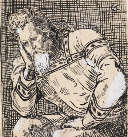 Håkon jarl by Christian Krohg