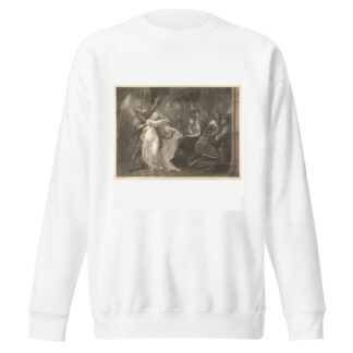 Hamlet; Act IV, Scene V, Elsinore — King, Queen, Laertes, Ophelia, etc. by Benjamin West Sweatshirt