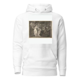 Hamlet; Act IV, Scene V, Elsinore — King, Queen, Laertes, Ophelia, etc. by Benjamin West Hoodie