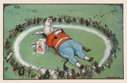 He rested in a Borax ring to keep the bugs away by Peter Newell