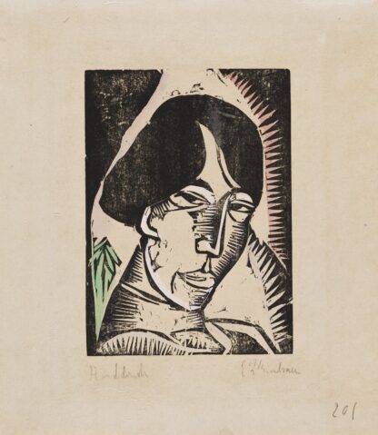 Head of Erna by Ernst Ludwig Kirchner