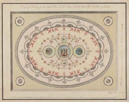 Headfort House, Ireland: Lady’s Room Ceiling by Robert Adam