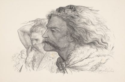Heads of two Batavians by Wilhelmus Petrus van Geldorp