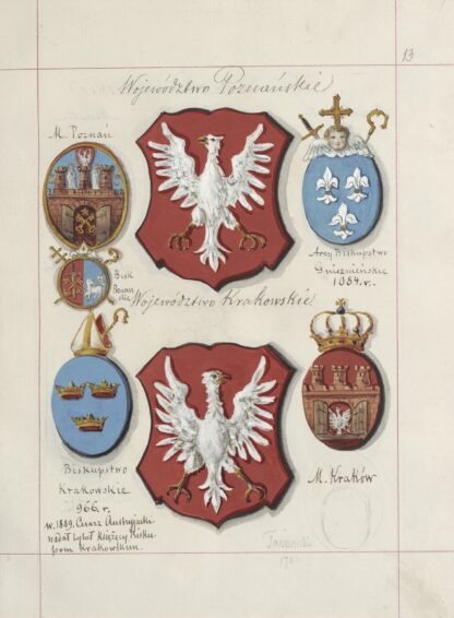 Herby Rzeczypospolitej Polskiej i W. X. Litewskiego. T. 1 Pl.015 by Boleslaw Starzyński