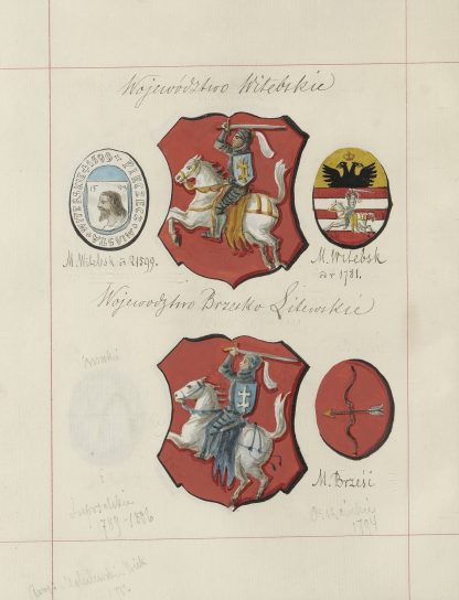 Herby Rzeczypospolitej Polskiej i W. X. Litewskiego. T. 1 Pl.040 by Boleslaw Starzyński