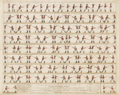 Highland Broad Sword by Thomas Rowlandson