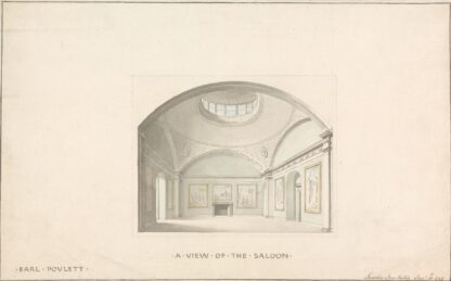 Hinton St. George, Somerset; View of the Saloon by Sir John Soane