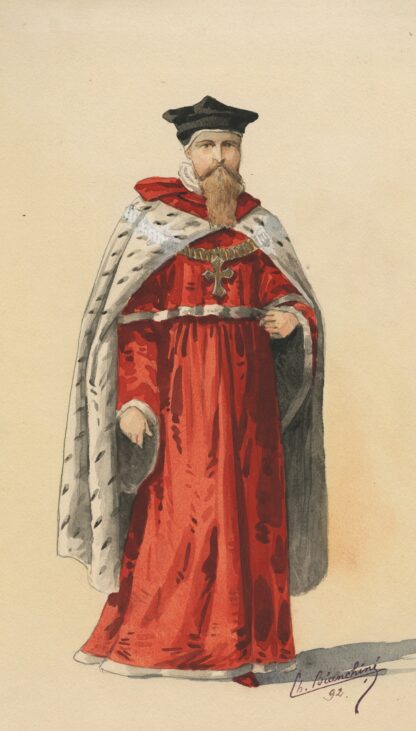 Historical costumes Pl.51 by Charles Bianchini