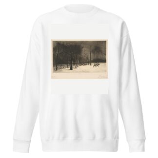 Hiver by Félix Bracquemond Sweatshirt