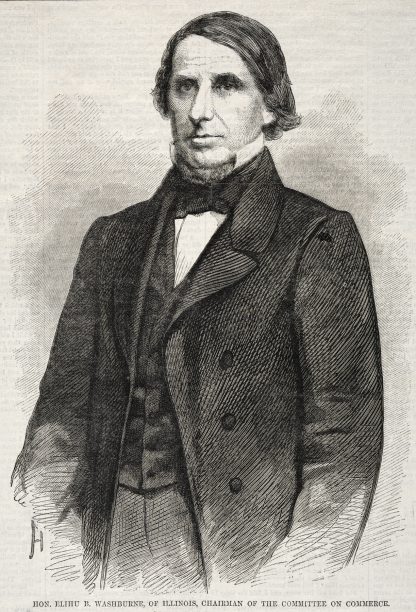 Hon. Elihu B. Washburne, of Illinois, Chairman of the Committee on Commerce by Winslow Homer