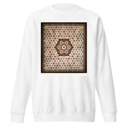 Honeycomb Quilt by Elizabeth Van Horne Clarkson Sweatshirt