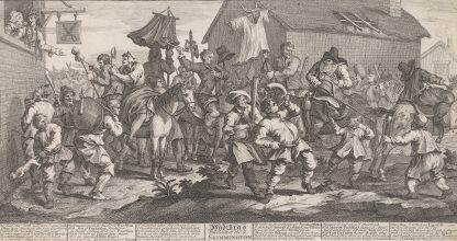 Hudibras Encounters the Skimmington by William Hogarth