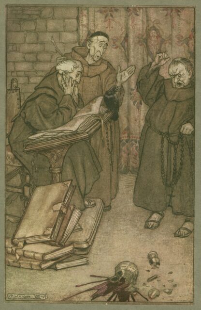 If anyone lied, or if anyone swore. by Arthur Rackham