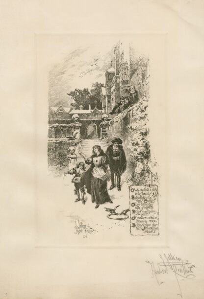 Illustration to lines from Richard II; O! who can hold a fire in his hand by thinking on the frosty Caucasus, act 1, scene 3 by Herbert Railton