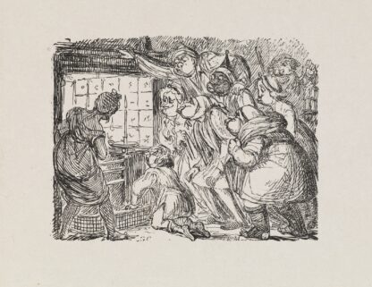 Illustrations for The Universal songster Pl.04 by George Cruikshank