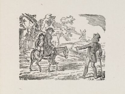 Illustrations for The Universal songster Pl.09 by George Cruikshank