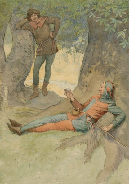 Illustrations to As you like it Pl.12 by Hugh Thomson