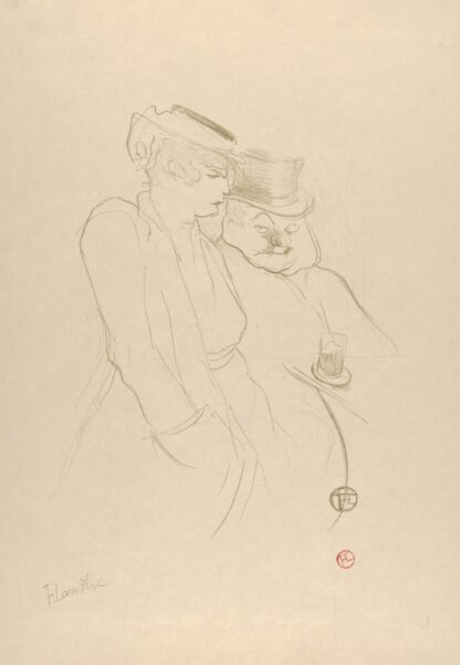 In Their Forties by Henri de Toulouse-Lautrec