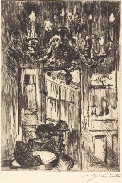 Interior by Lovis Corinth