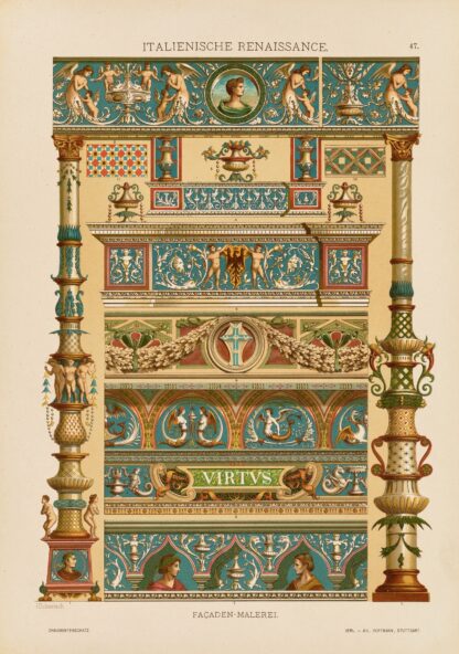 Italienische Renaissance – Facaden-Malerei by Heinrich Dolmetsch