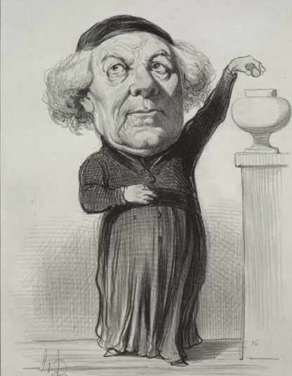Jean Jacques Fayet, Bishop of Orléans by Honoré Daumier
