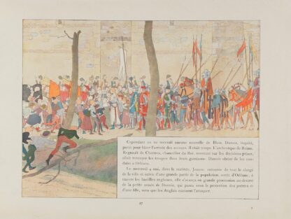 Jeanne d’Arc Pl.14 by Louis Maurice Boutet de Monvel
