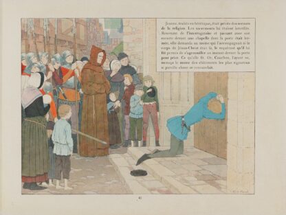 Jeanne d’Arc Pl.40 by Louis Maurice Boutet de Monvel