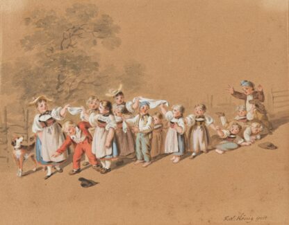 Jeux d’enfants bernois. La Polonaise by Franz Niklaus König