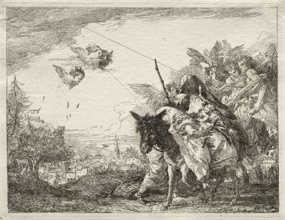 Joseph Pausing to Gaze at the Infant Christ by Giovanni Domenico Tiepolo