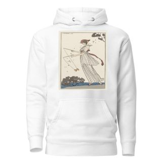 Robe de linon imprimé by George Barbier Hoodie