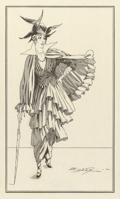 Journal des Dames et des Modes, Costumes Parisiens, 1914, No. 175 by Dussy