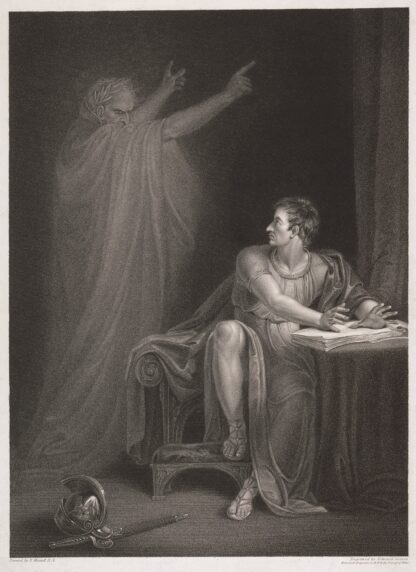 Julius Caesar; Act IV Scene III; Brutus’ Tent … by Richard Westall
