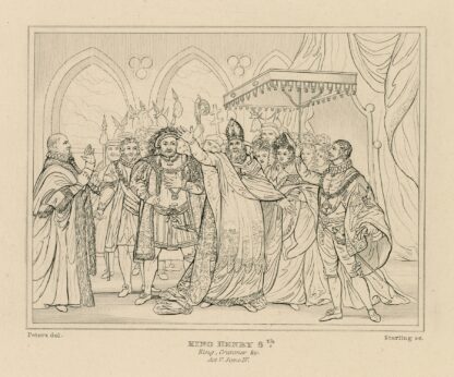 King Henry 8th, King, Cranmer &c., act V, sc. IV by William Francis Starling
