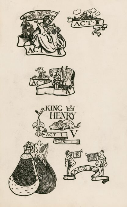 King Henry V; Headings by Byam Shaw