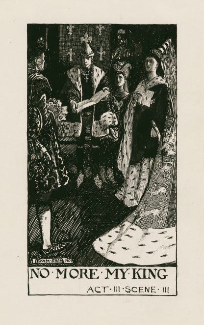 King Henry VI, part 3; No more my king Act III Scene III by Byam Shaw