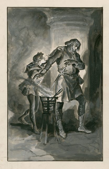 King John, II, 2; ‘Silence, no more, Go closely in with me much danger do I undergo for thee’ by Anonymous