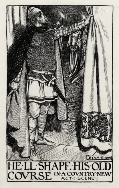 King Lear; He’ll shape his old course in a country new Act I Scene I by Byam Shaw