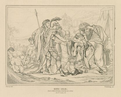King Lear, Lear with Cordelia dead in his arms, act V scene III by William Francis Starling
