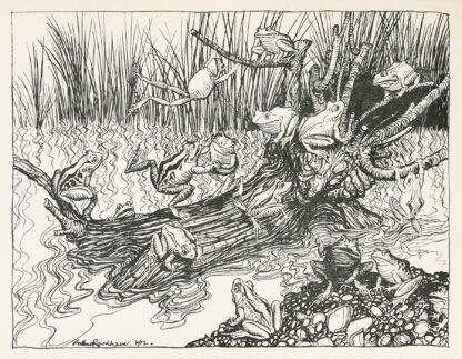King Log by Arthur Rackham