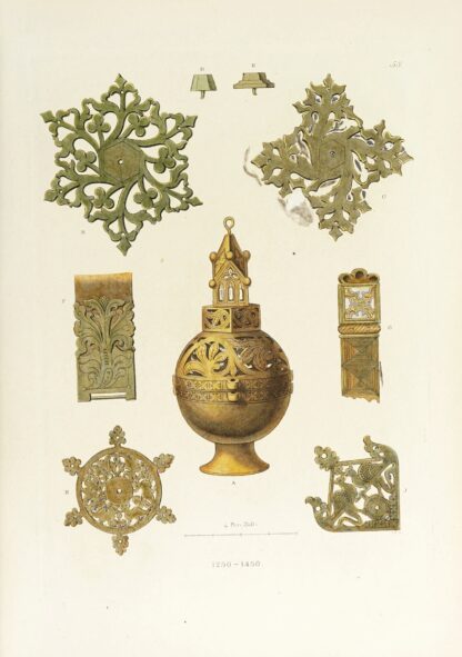 Kunstwerke und Geräthschaften des Mittelalters und der Renaissance Pl.58 by Carl Becker