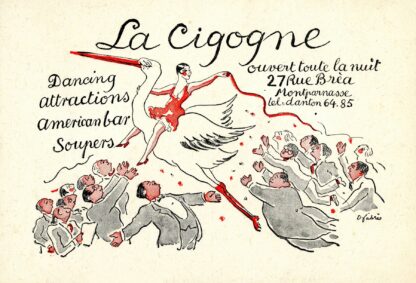 La cigogne by O. Fabrès