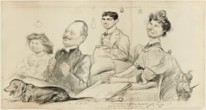 La famille Gouverné by Charles-Lucien Léandre