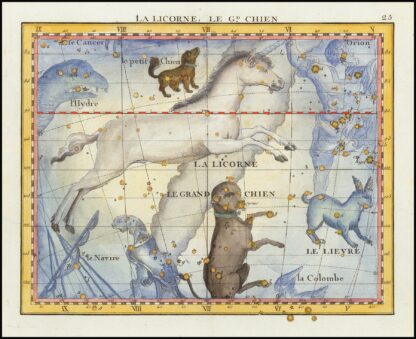 La Licorne, Le Grand Chien by John Flamsteed