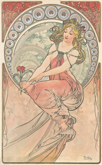 La Peinture by Alphonse Mucha